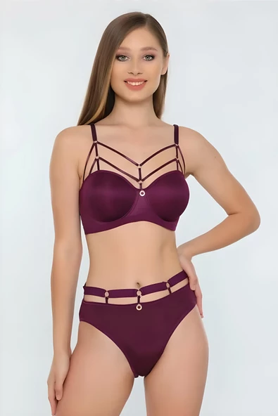 Le Jardin 5045-B Desteksiz-Balenli Basic Cup Sütyen - Resim 7