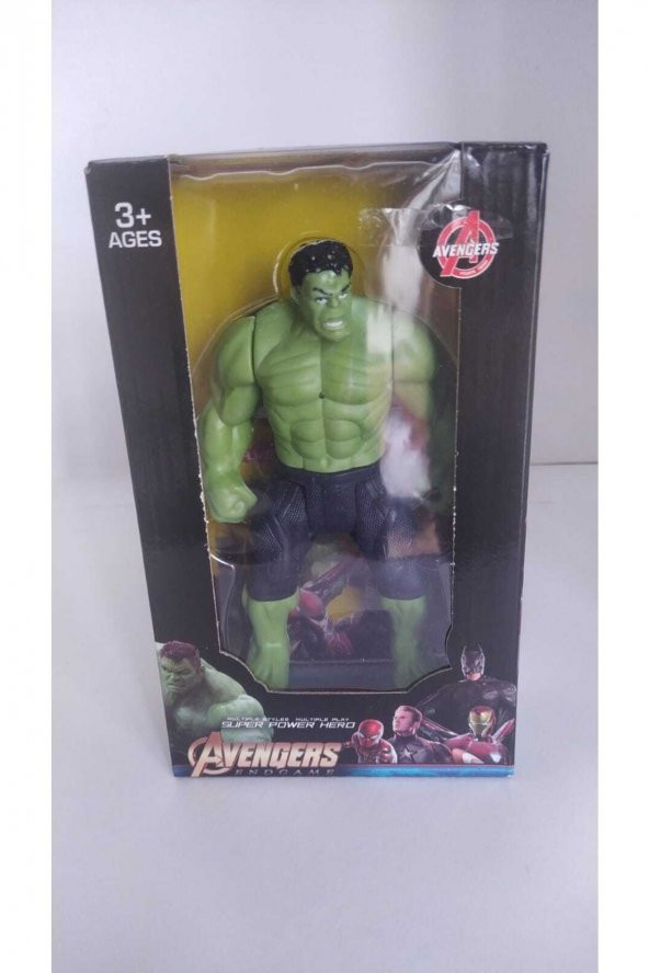Marvel Avengers Yenilmezler Aksiyon Karakter Figür Işıklı Oyuncak Hulk Hulk 16 Cm. ürün görseli 1
