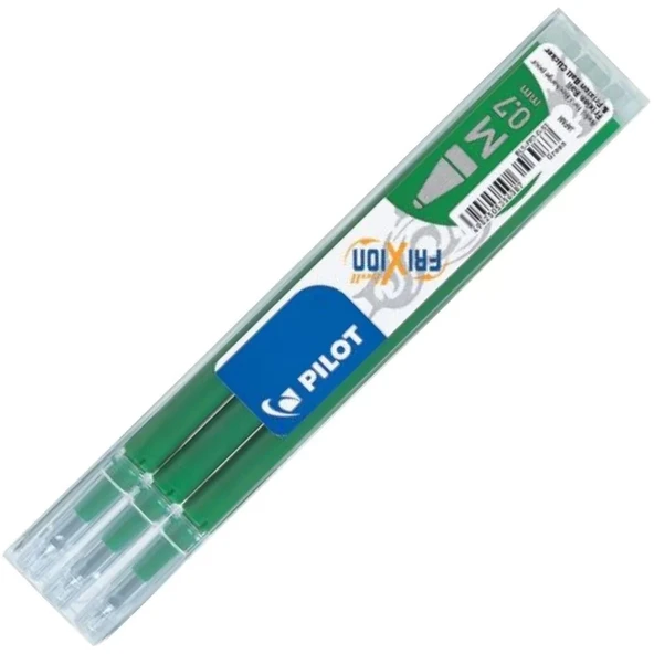 Pilot Frixion Kalemlere Uyumlu Yeşil Refil Uçan Kalem (0,7 mm - 3 lü Paket) ürün görseli 1