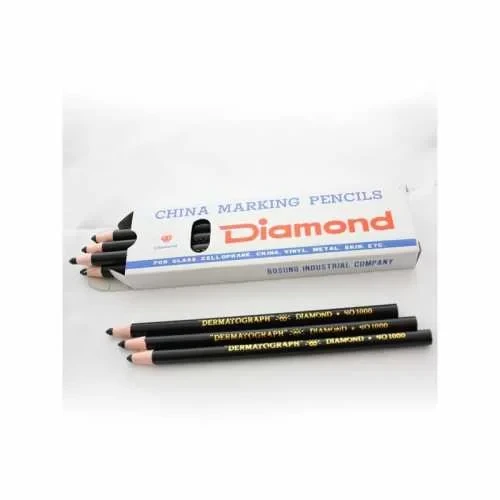 Diamond İpli Siyah Asetat İşaretleme Kalemi (12 li Paket) ürün görseli 1