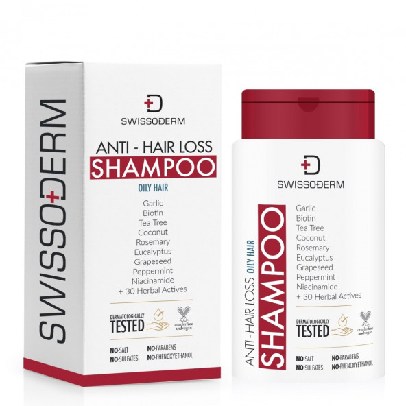 Swissoderm Dökülme Karşıtı Şampuan Yağlı Saçlar (300 ml) ürün görseli 1
