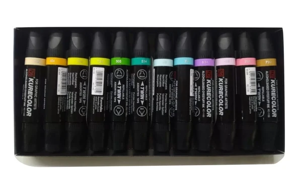Zig Kurecolor KC 1100 104 Twin Profesyonel Grafik Kalemi (1 adet) ürün görseli 1