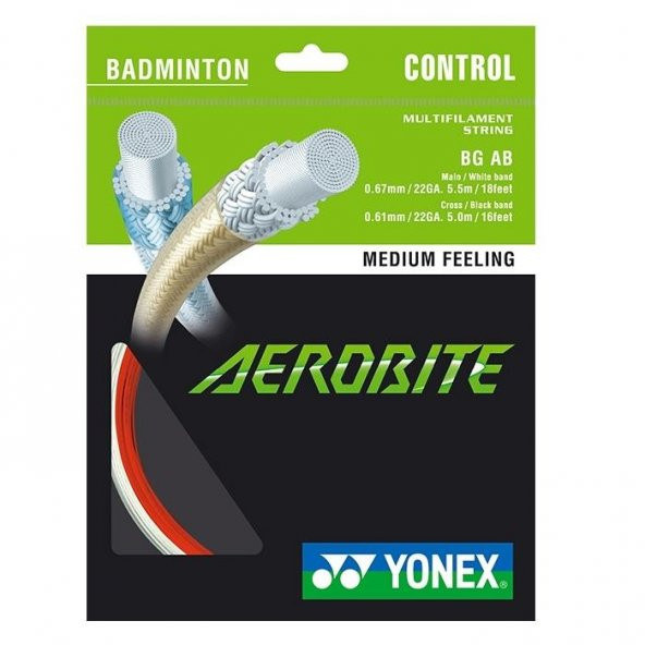 YONEX AEROBITE BADMINTON KORDAJI (10m) ÇİFT RENK ürün görseli 1