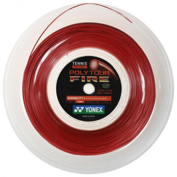 YONEX POLY TOUR FIRE 125-2 (200 m) TENİS KORDAJ Monofilament ürün görseli 1