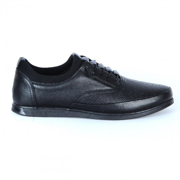Dropland 7863-2 Milano Siyah %100 Deri Erkek Casual Ayakkabı ürün görseli 1