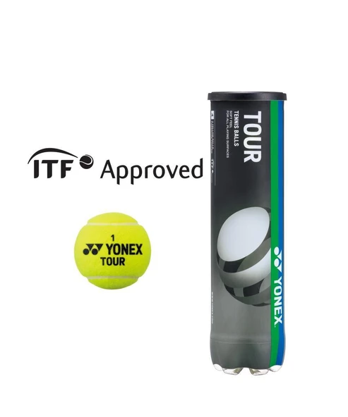 Yonex Tour 4'lü Tenis Topu (ITF) ürün görseli 1