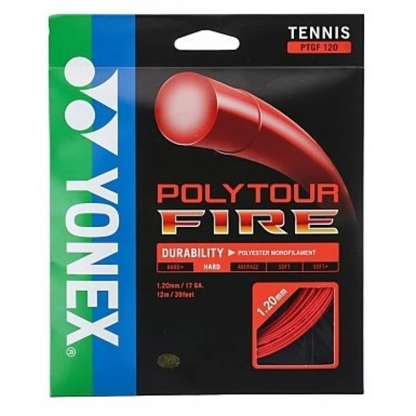 YONEX POLY TOUR FIRE 120 (12 m) TENİS KORDAJ Monofilament ürün görseli 1
