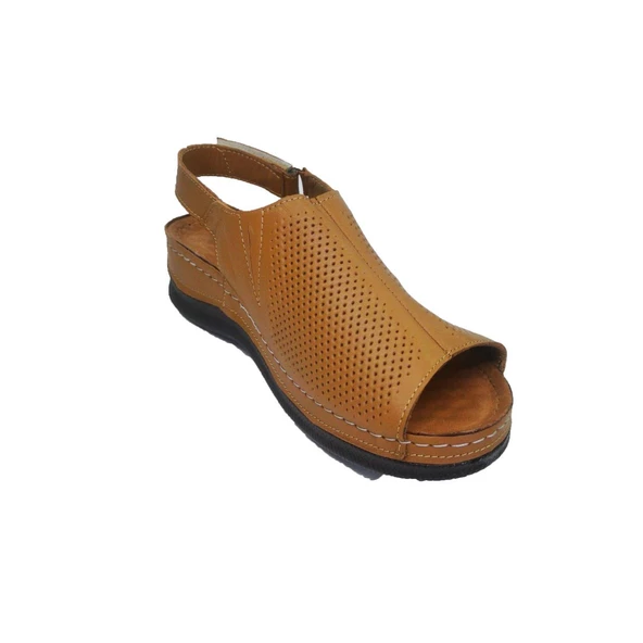 Janestt Kadın Deri Sandalet 236-02-101 - Resim 9