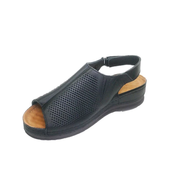 Janestt Kadın Deri Sandalet 236-02-101 - Resim 4
