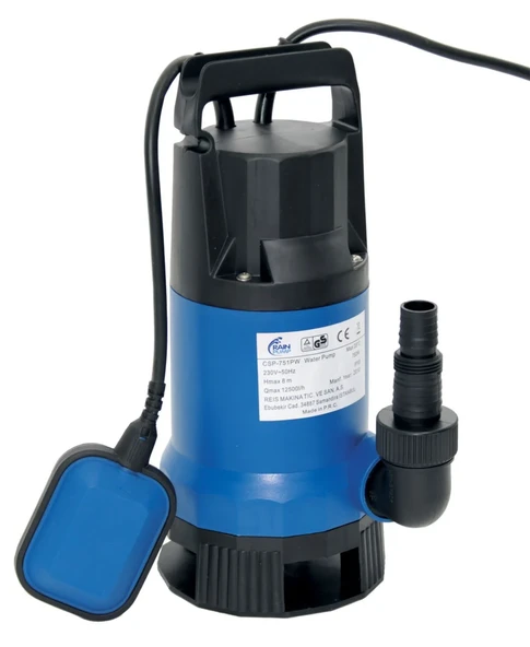 Rainpump Csp 751Pw Atık Su Drenaj Dalgıç Pompa Max Yükseklik 8 M ürün görseli 1