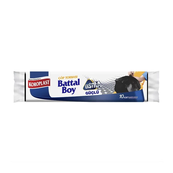 KOROPLAST PREMİUM BATTAL ÇÖP TORBASI 72x95cm SİYAH ürün görseli 1