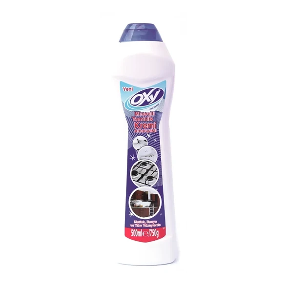 OXY MİNERALLİ TEMİZLİK KREMİ AMONYAKLI 750gr (GT-015) ürün görseli 1
