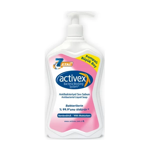 ACTİVEX NEMLENDİRİCİ ANTİBAKTERİYEL SIVI SABUN 700ml ürün görseli 1