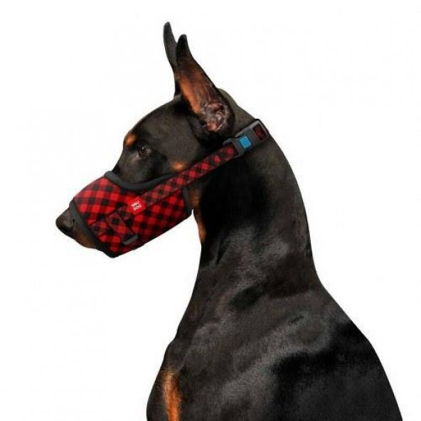 Waudog Collar Red Tartan Model Köpek Ağızlığı 14-20 Cm No:1 ürün görseli 1