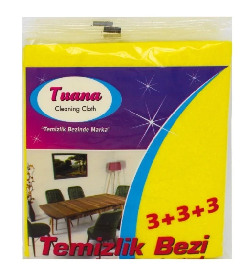 9'lu Temizlik Bezi 40x40 cm ( 1 Paket ) ürün görseli 1