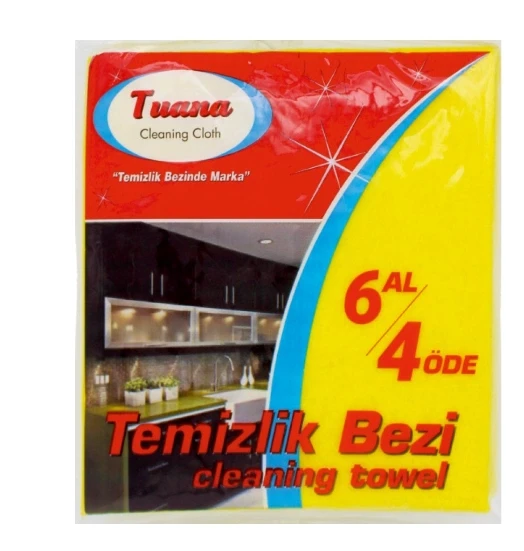 6'lı Temizlik Bezi 40x40 cm ( 1 Paket ) ürün görseli 1