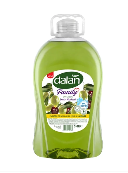 Dalan Famıly Sıvı El Sabunu 3,6 lt (1 Adet) ürün görseli 1
