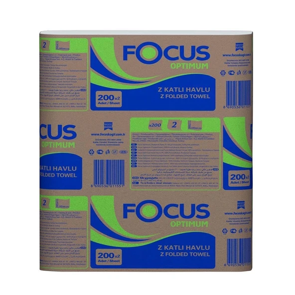 Focus Optimum Z Dispanser Kağıt Havlu 200 - Resim 3