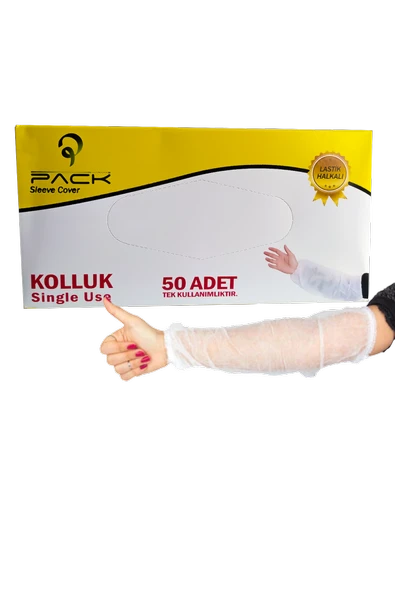 Kutulu KOLLUK Tek Kullanımlık Lastikli 50 Adet ürün görseli 1