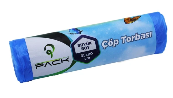 Standart Büyük Boy Çöp Torbası - (65 x 80) 10 adet ürün görseli 1
