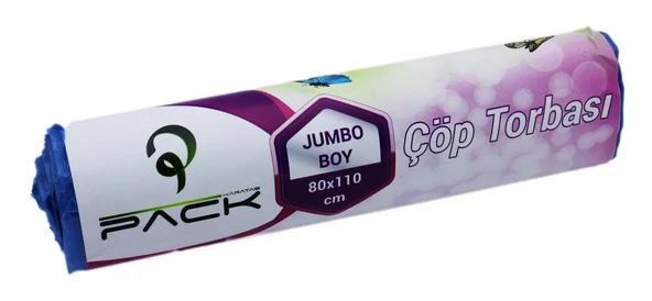 Standart Jumbo Boy Çöp Torbası 80 x 110 10 adet ürün görseli 1
