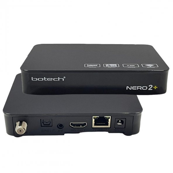 Botech Nero 2+ Plus Dahili Wifi  Full Hd Linux uydu Alıcısı - Resim 2