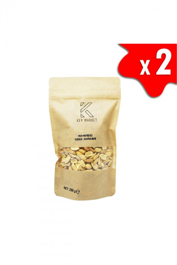Key Market Doğal Çifte Kavrulmuş Yer Fıstığı 500 G ürün görseli 1