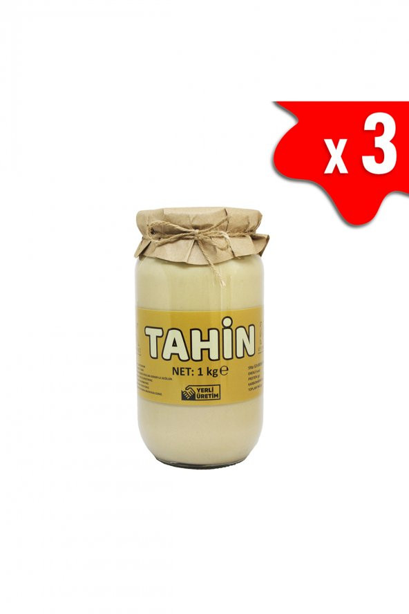 LAÇOKO 3 KG Şekersiz, Katkısız, Vegan, Doğal Tahin ürün görseli 1