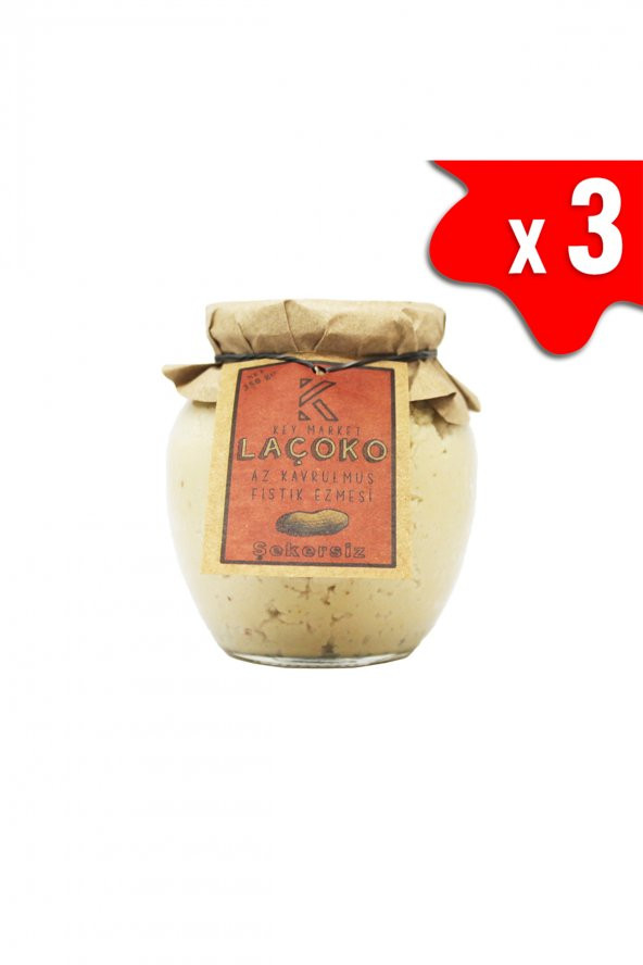 Laçoko Doğal Az Kavrulmuş (Çiğ) Yer Fıstığı Ezmesi 1050 G ürün görseli 1