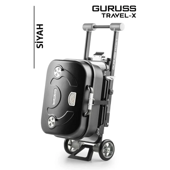 Guruss Travel-X Taşınabilir Kömürlü Siyah Mangal ürün görseli 1