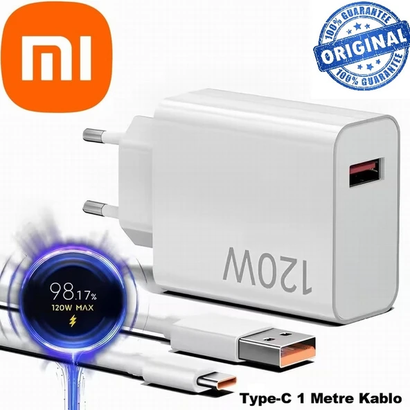 120W 6A Kablolu 1m Turbo Hızlı Şarj Cihazı Redmi Note 11 11s Xiaomi 11T Mi 11 Ultra 12S Ultra 12 Lite 12 12X 11 LiteRedmi Note 11 Pro POCO F4 POCO X4 GT F4 Pro POCO M4 Pro ORKIDE0009961 ürün görseli 1