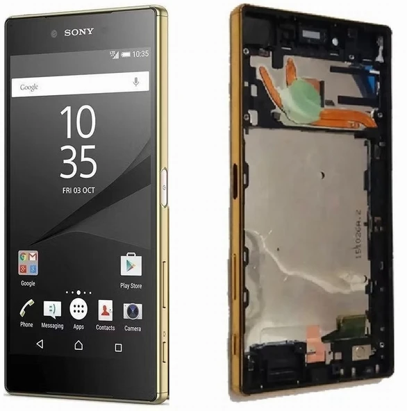 Sony Xperia Z5 E6603 Lcd + Dokunmatik Ekran Çıtalı Gold ORKIDE0010003 ürün görseli 1