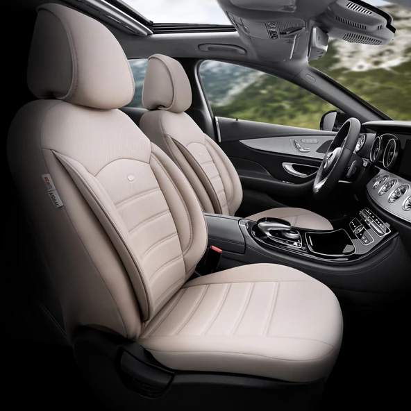 Otom Inspire Design Universal Seat Cover  Bej ürün görseli 1