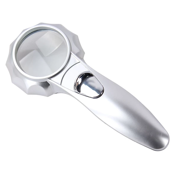 Işıklı Klasik Cep Büyüteç - 73 mm - Resim 3