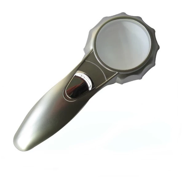 Işıklı Klasik Cep Büyüteç - 73 mm - Resim 2