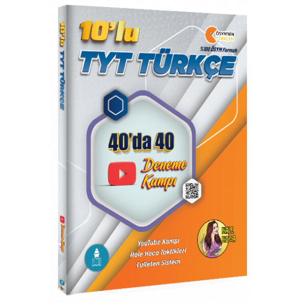 Gezgin Türkçe Hale Hoca 10'lu TYT Türkçe 40'ta 40 Deneme Kampı ürün görseli 1