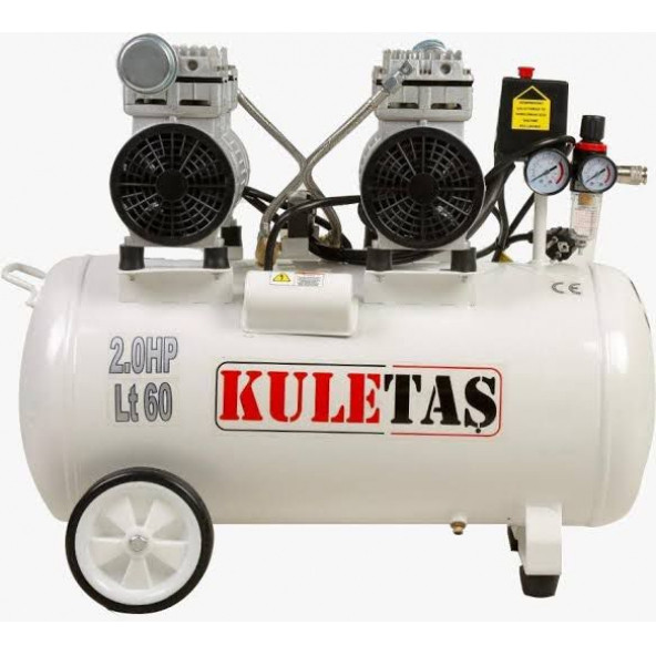Kuletaş 60 Lt Sessiz Yağsız Hava Kompresörü ürün görseli 1