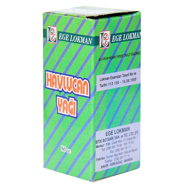 Ege Lokman Havlıcan Yağı 50 cc - Resim 3