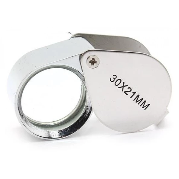 Cep Tipi Işıklı Mini Büyüteç 30x Mg-55367 ürün görseli 1