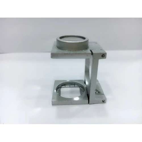 1cm Full ÇelikKaplı Full Çelik Kaplı Katlamalı Büyüteç TH-9008A ürün görseli 1