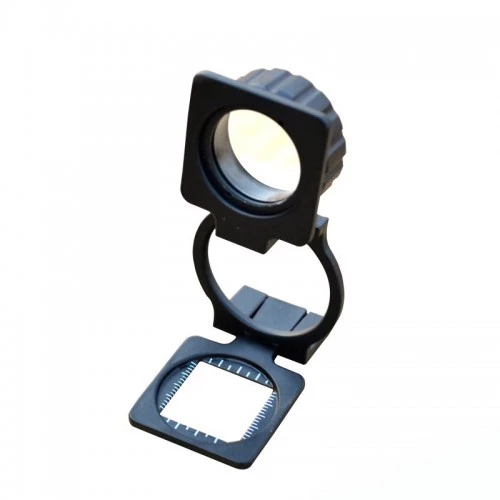 Tekstilciler için Kumaş Kontrolü Büyüteç,Katlanan, Metal 15x Büyütme ürün görseli 1