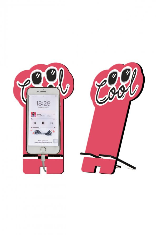 Cool Tasarım Ahşap Telefon Standı ürün görseli 1