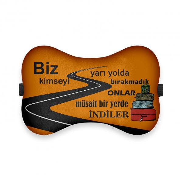 Özel Baskılı Ortopedik Tasarım Oto Seyehat Boyun Yastığı ürün görseli 1