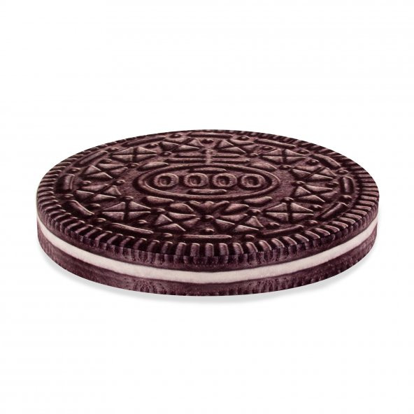 Oreo Tasarım Daire Yastık Minder 40x40x5 cm ürün görseli 1