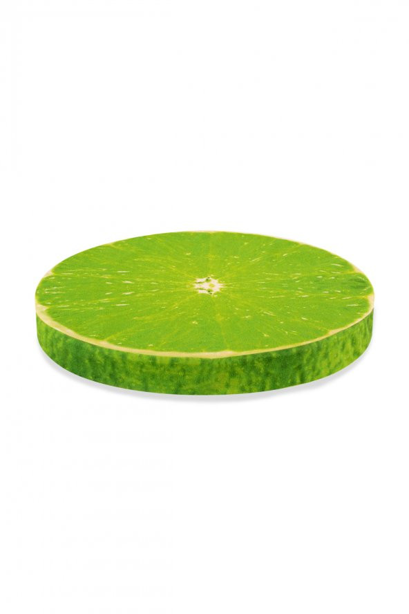 Yeşil Limon Tasarım Daire Yastık Minder 40x40x5 cm ürün görseli 1