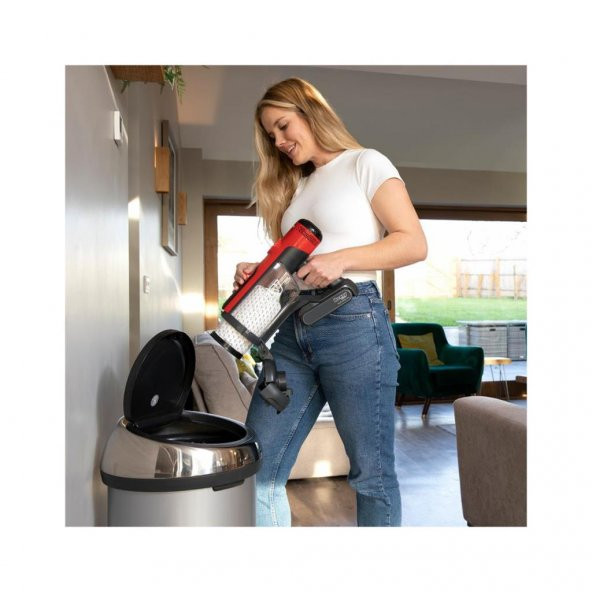 Numatic Henry Quick Dikey Şarjlı Süpürge Kırmızı - Resim 8