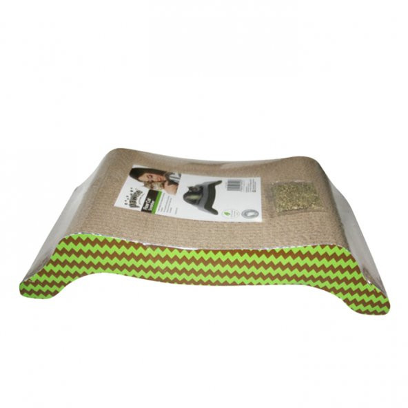 Pawise Karton Kedi Tırmalama Yatak Şekilli 48x12,5x8 Cm ürün görseli 1