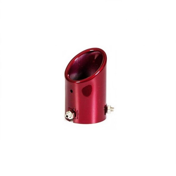 Space Egzoz Ucu Paslanmaz 6.8cm Kırmızı /EGUC529 ürün görseli 1