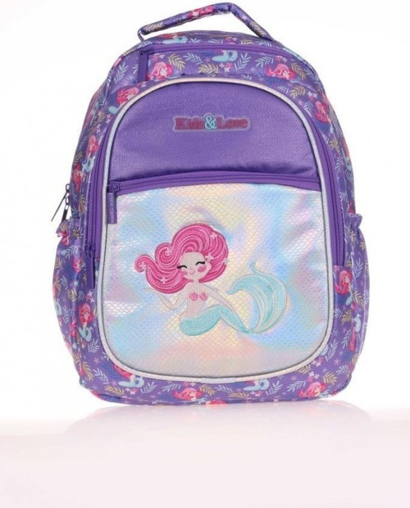 Kaukko Kids&love Sırt Çantası Aynalı Simli Mermaid L5097 ürün görseli 1