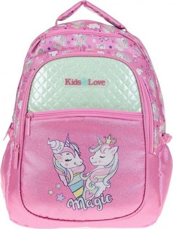 Kaukko Kids&love Kapitone Unicorn Sırt Çantası L5100 ürün görseli 1